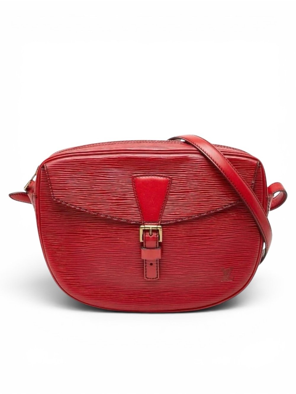 Louis Vuitton Red Epi Leather & Black Interior Vintage Jeune Fille
